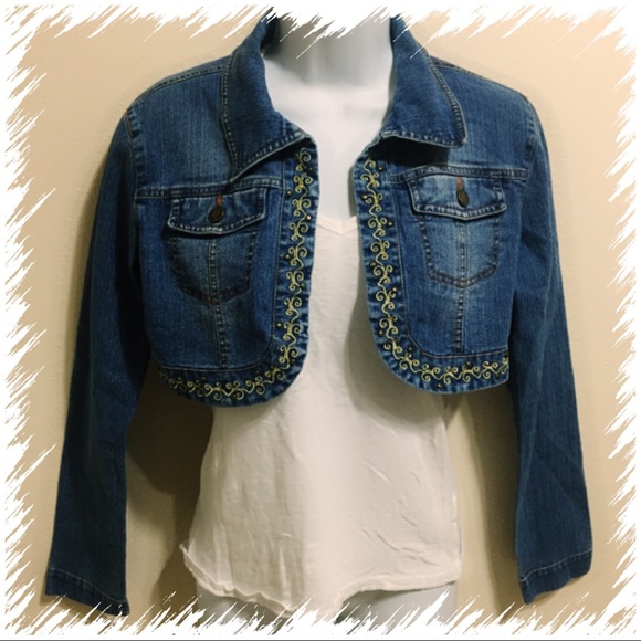 Miland Jackets & Blazers - Cropped Jean Jacket